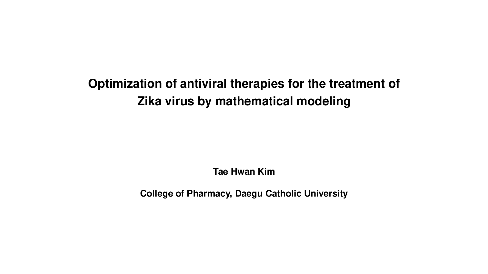Optimazation of antiviral therapies for the treatment of Zika virus by mathematical modeling